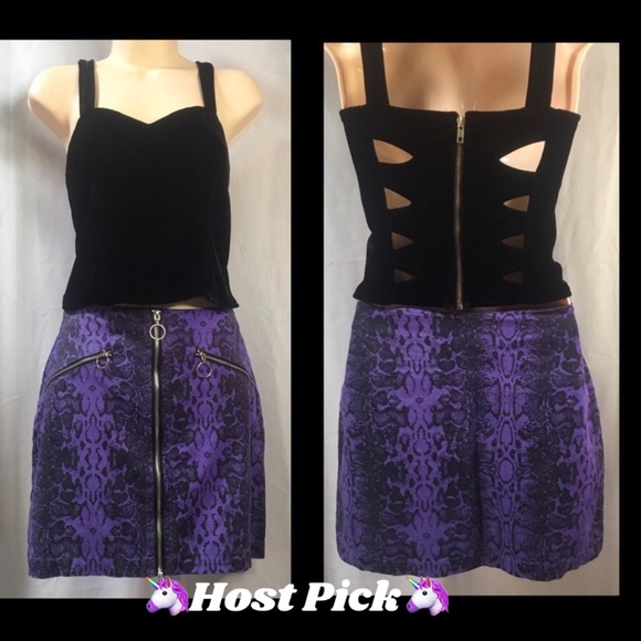 *Factorie* Zipper detail mini skirt. Size 10 - Picture 2 of 8